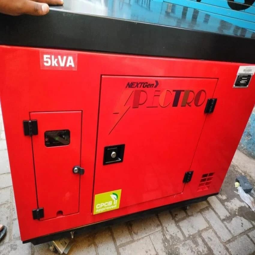 5 Kva Mahindra Diesel Portable Generator Sonipat