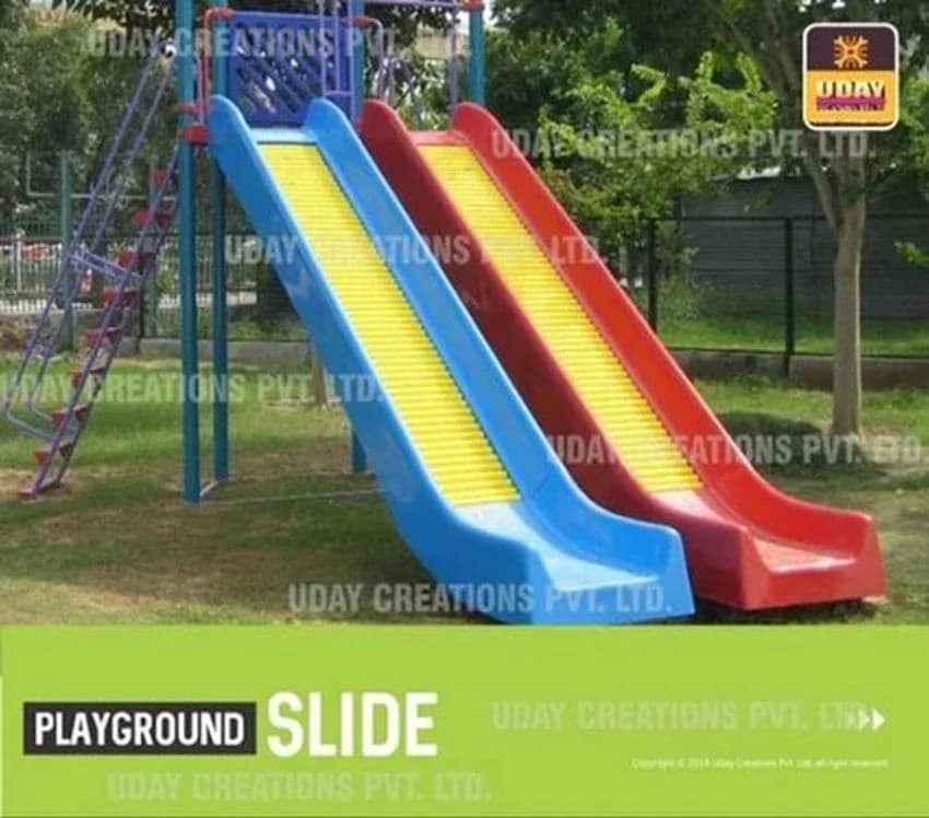 Kilkari Fibreglass New FRP Double Roller Slide 14 Ft., For Outdoor Play