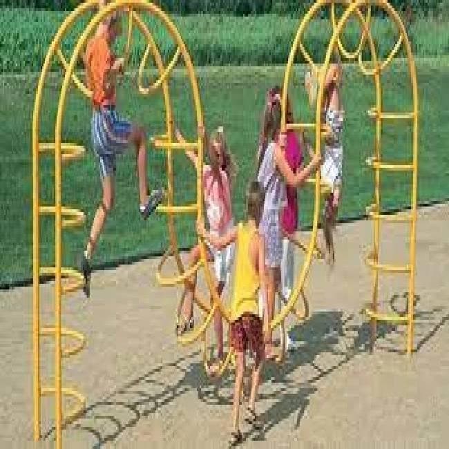 D Shape Iron Kids Playground Climber - Outdoor For Playing