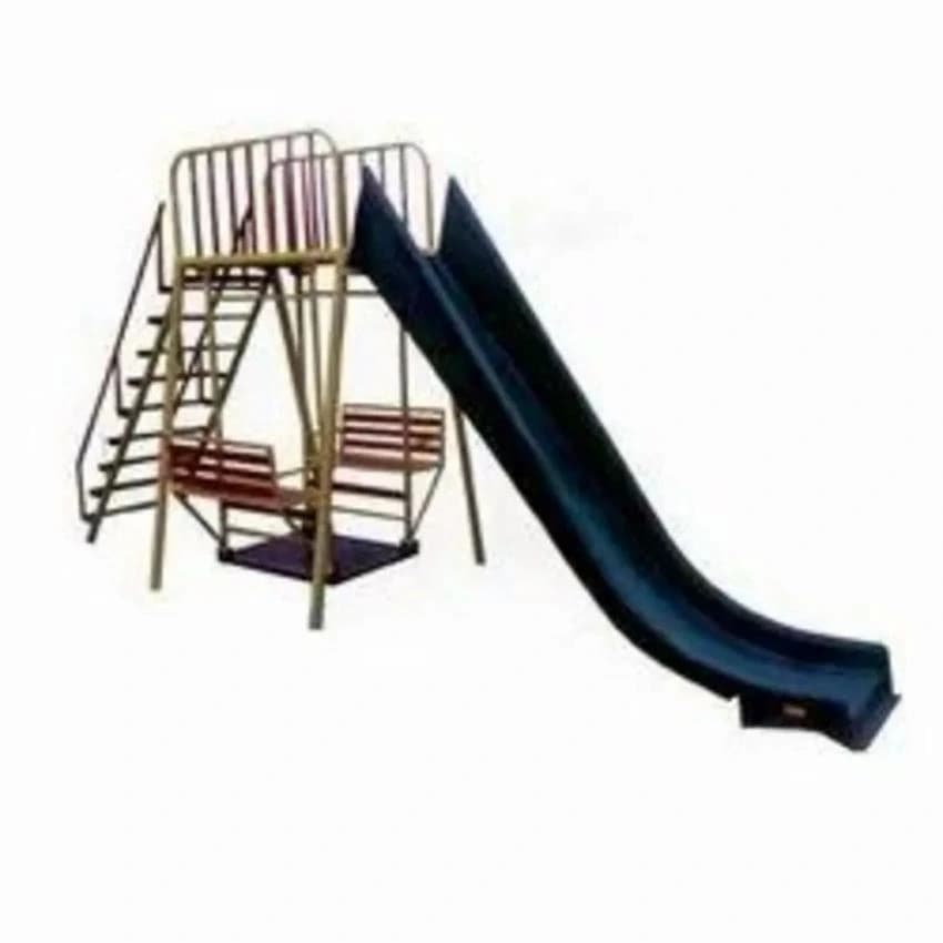 Parth Fibrotech Slide With Swing, For Outdoor Playground, Size: 7 Mtr X 2.5 Mtr