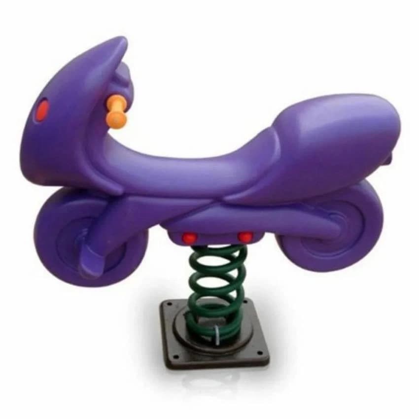 Purple Kids Bike Spring Rider