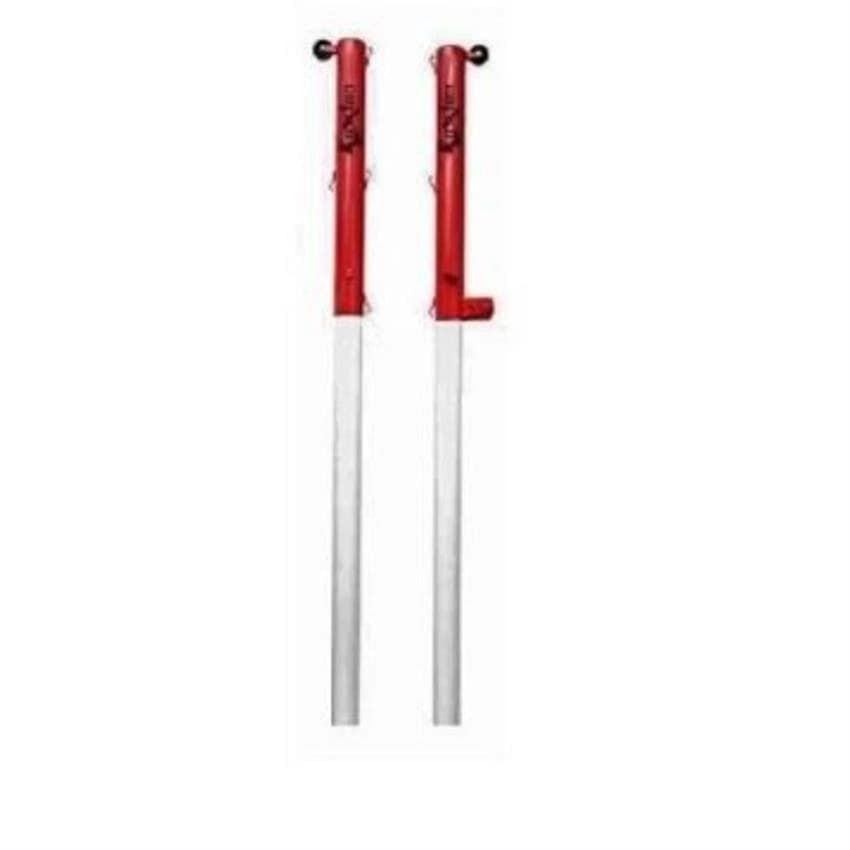 Volley ball pole adjustable