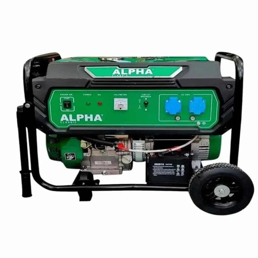 3 kVA Alpha A3600 Electric Start Petrol Generator, Water Cooled