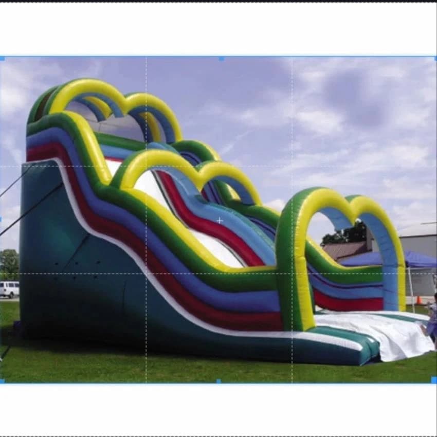 Roller Inflatable Wave Slide, For Outdoor, Age Group: 6-10