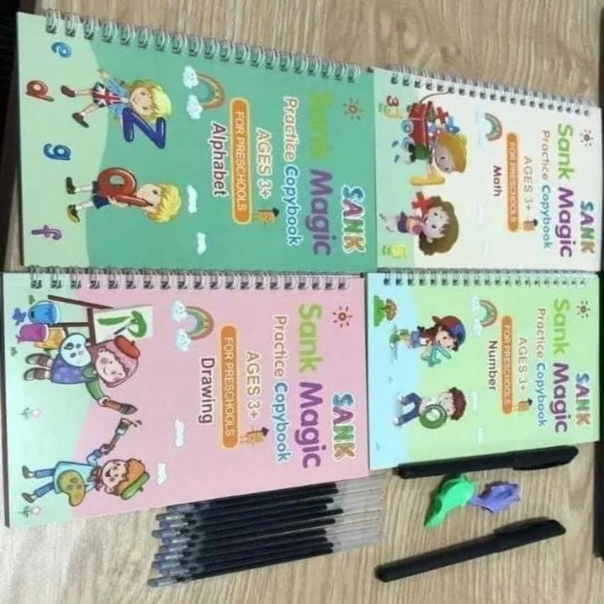 UKG Sank magic book with 10 refill, English