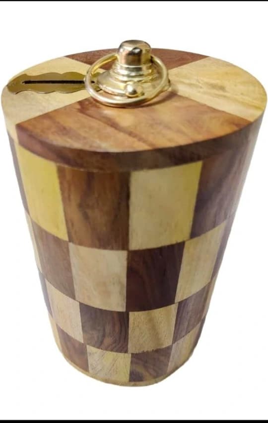 Wooden Money Bank