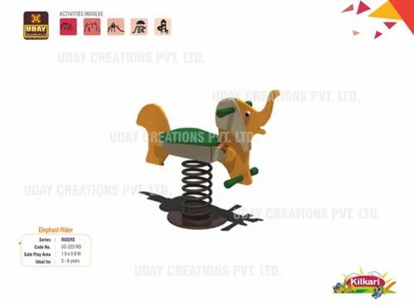FRP Elephant Rider