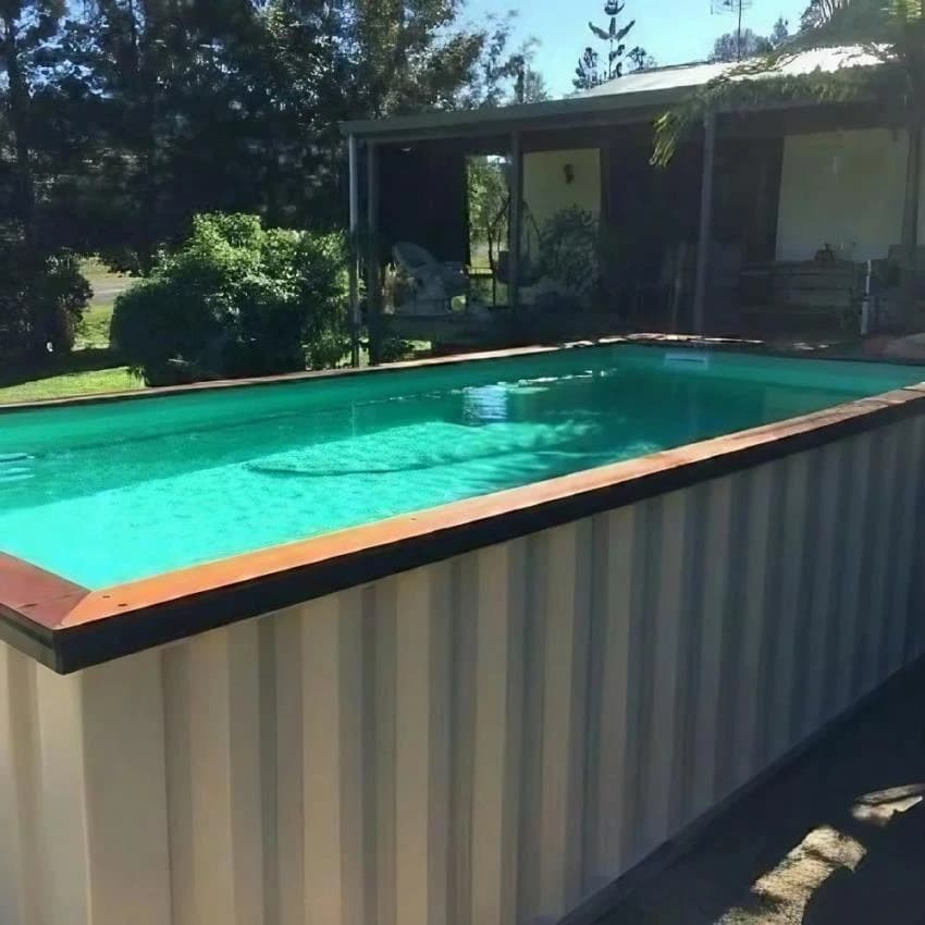 MS Outdoor Container Swimming Pool, For Residential, Dimension: 12 X 8 Feet
