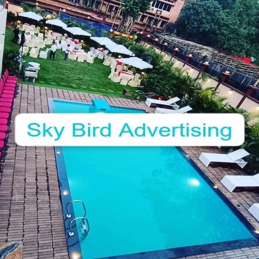 Sky Blue Outdoor Fiberglass Swimming Pools, For Amusement Park