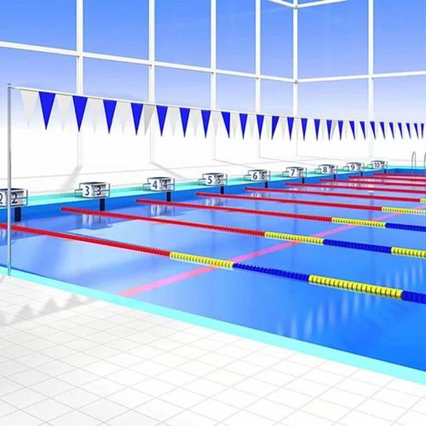 ACL Black,Blue Swimming pool Backstroke Indicators