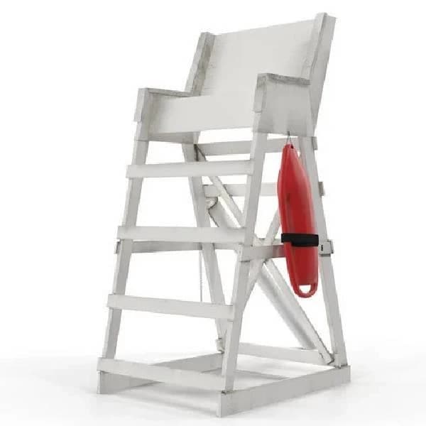 Pronto Pools White Lifeguard Chair, Size: 38 Mm