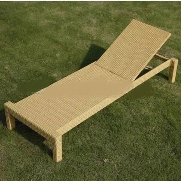 Wooden Poolside Lounger