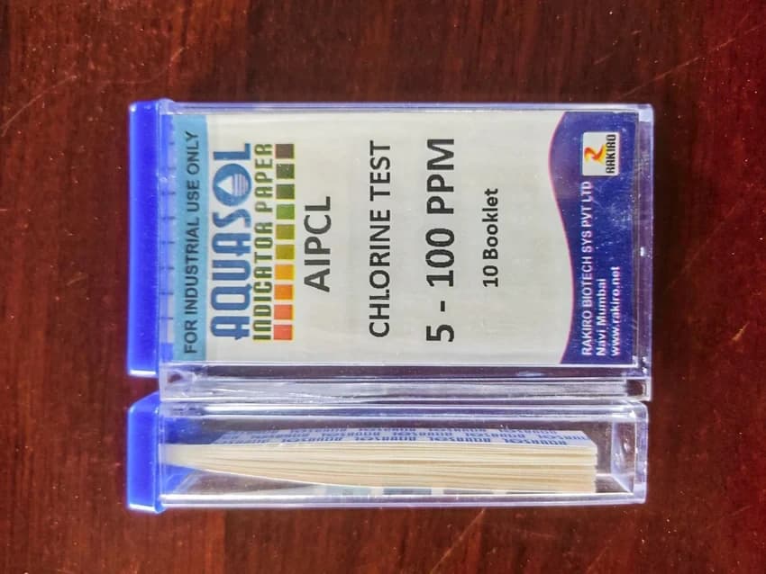 Chlorine Test Strips for Water Quality Testing