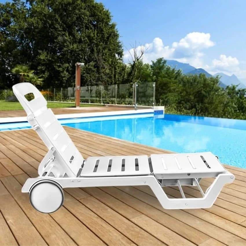 Wood Swimming Pool Loungers