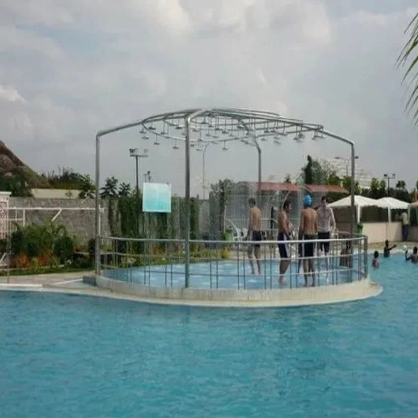Tile Outdoor Swimming Pools, For Hotels/Resorts, 6 Feet