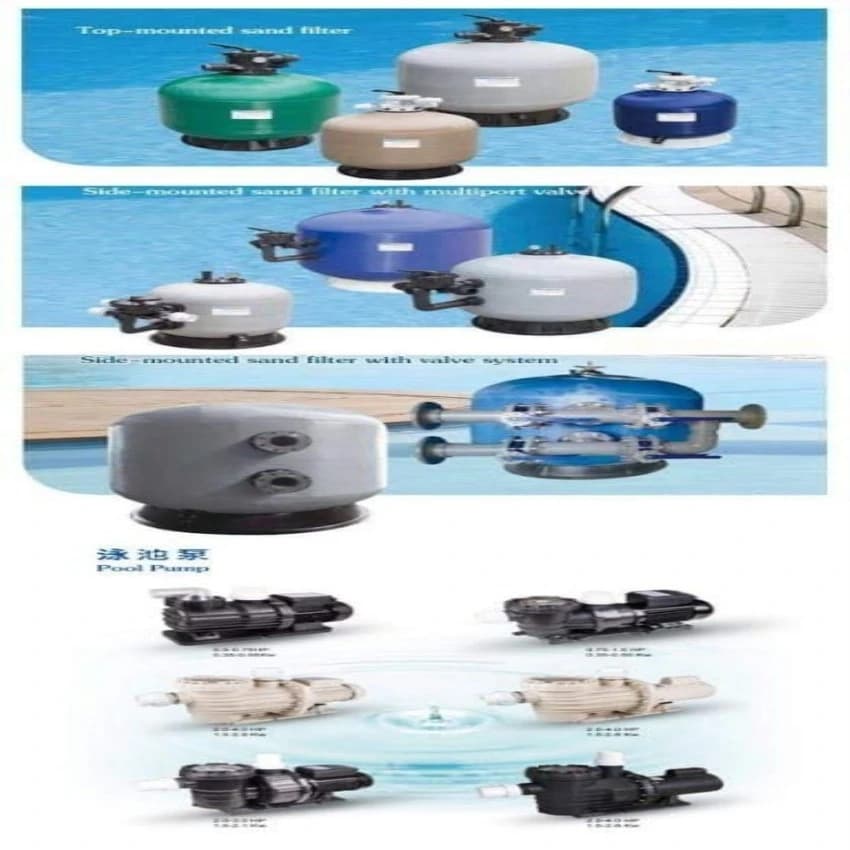 Emaux Plastic Swimming Pool Equipment, For Commercial, Flow Rate: 25000