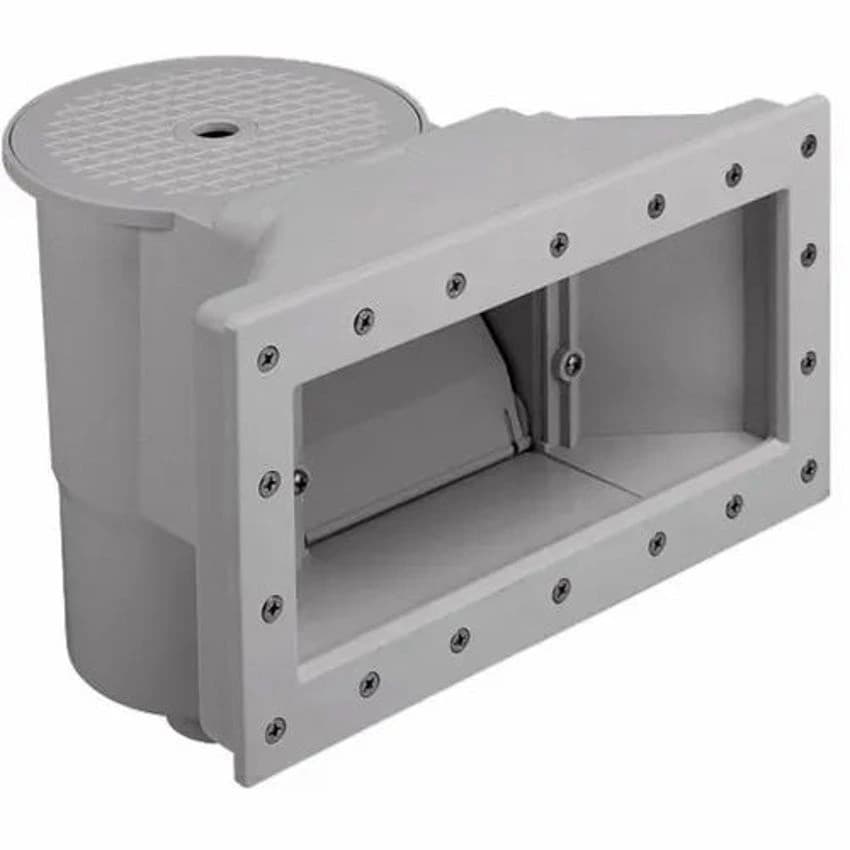 White Wide Mouth Swimming Pool Skimmer