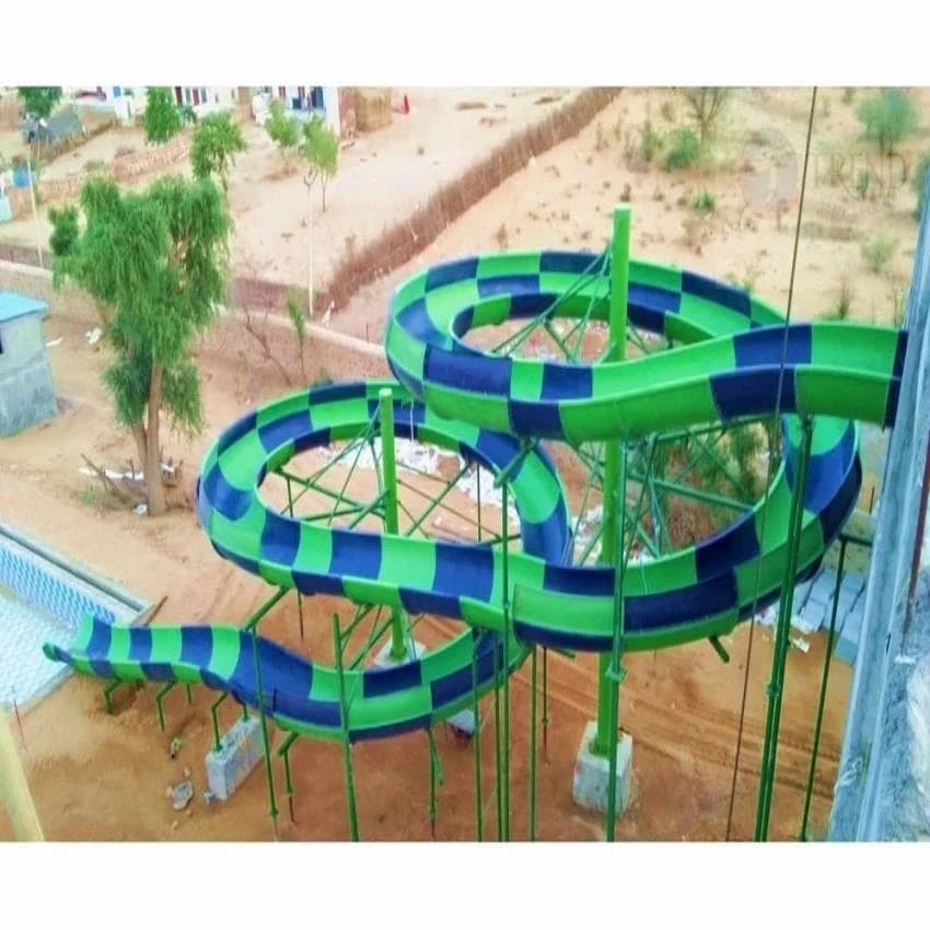 FRP(fibre reenforced plastic) Open Float Water Slide, Capacity: 100 To 120 Per Hours