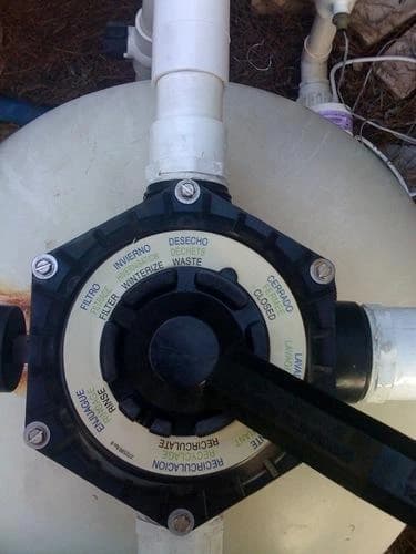 Pronto Pools Black and white Swimming Pool Control Valve