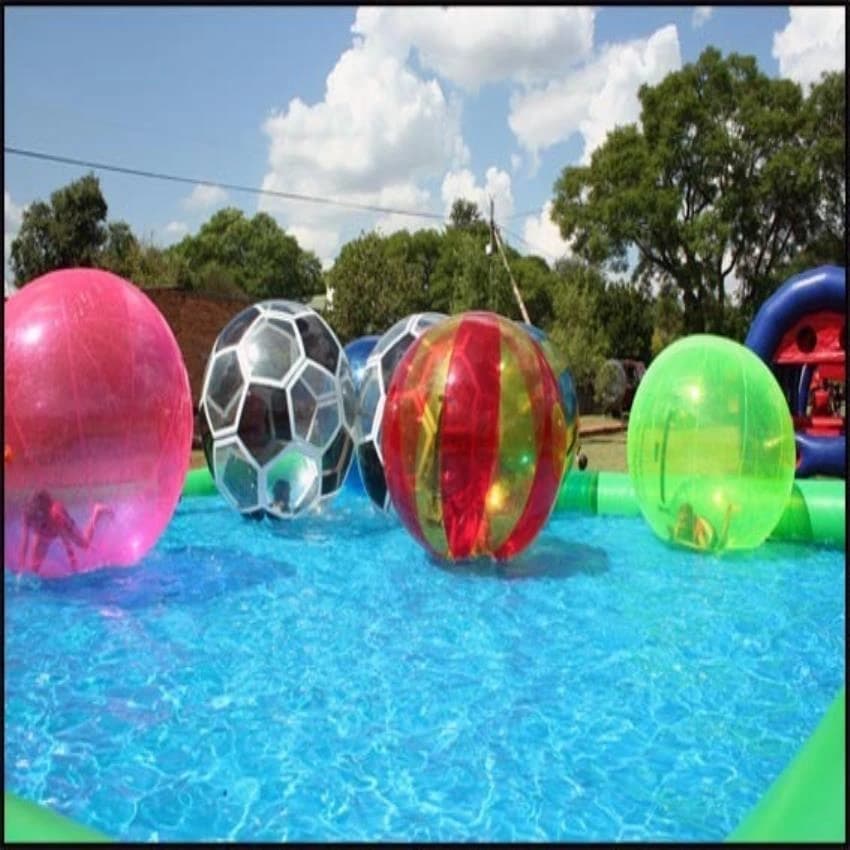 Blue PVC Inflatable Water Ball