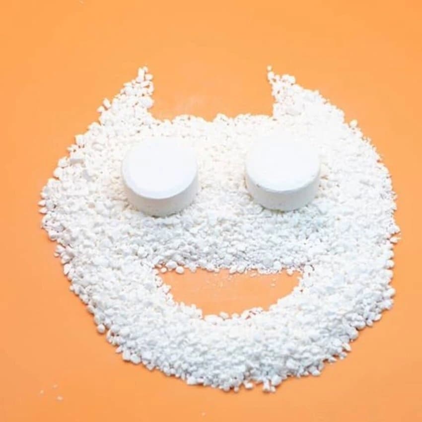Swimming Pool TCCA-90 Granules Tablets, Plastic Drums