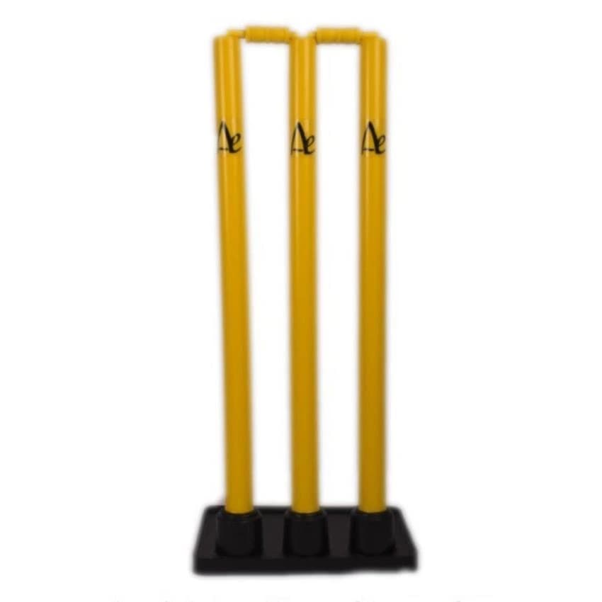 Ae Yellow Cricket Flexy Stumps Set