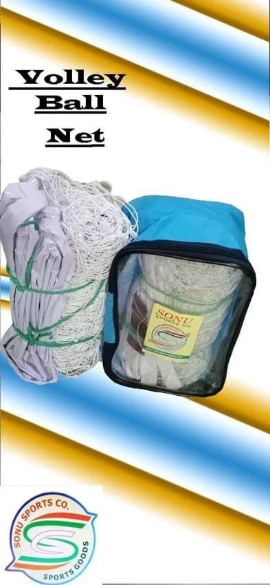 White Volleyball Nylon Net, Packaging Type: Box Packing Tetron, Size: 33 X 3 Ft