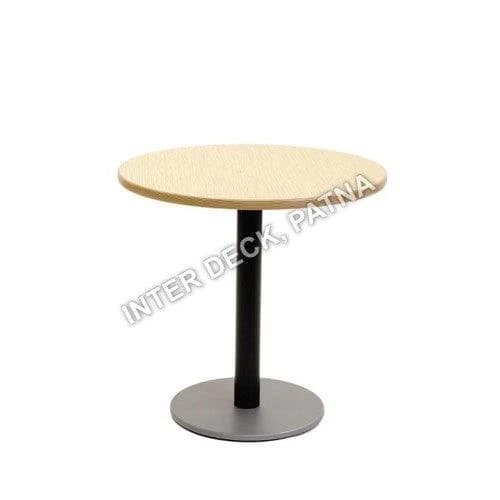 Engineered Wood Wooden Round Center Table 8Inch, Without Storage