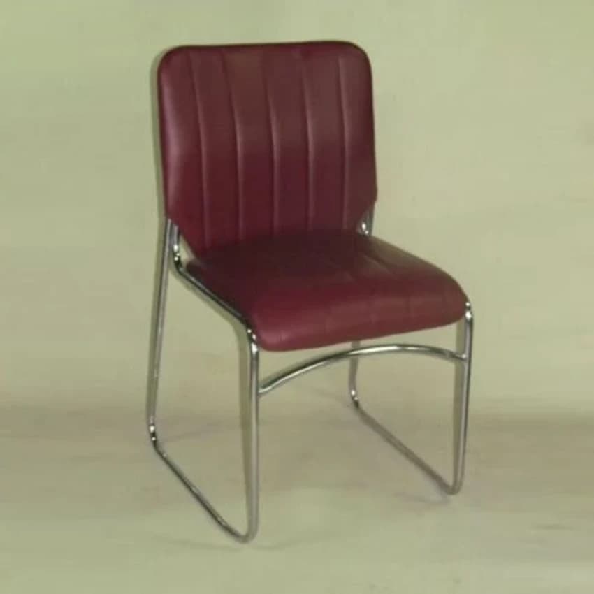 Polished SS Chair, For Restaurant, Without Armrest