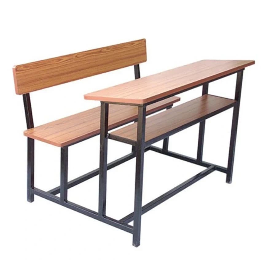 Classroom Desk & Benches, 2 Seater