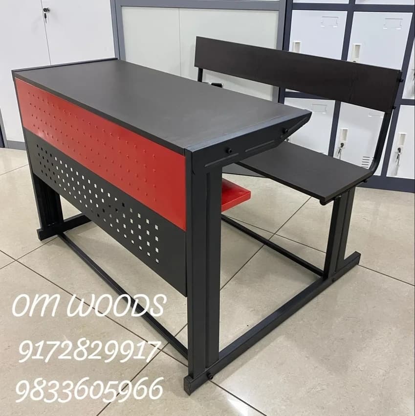 2 Seater Classroom Desk Bench, Desking and seating, School Bench