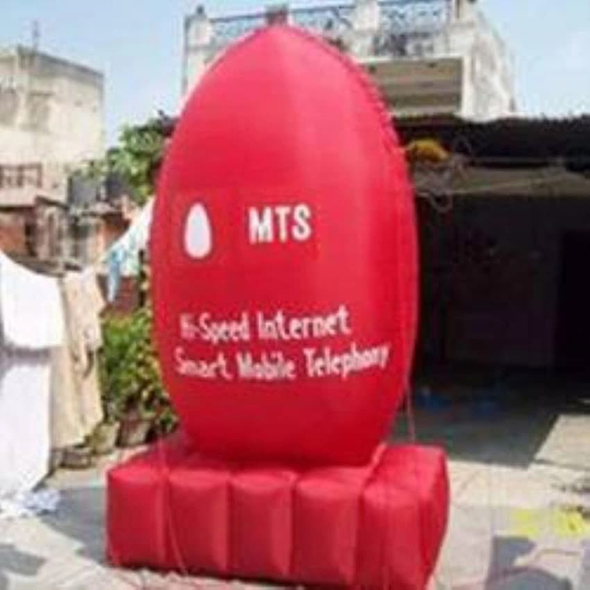 Pvc Red Spiretec Advertising Balloon, 0.85-1.5 Mm