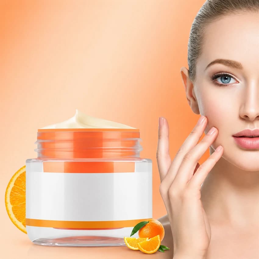 Skin Shine Vitamin C Whitening Cream with Vitamin E & Hyaluronic Acid (Day & Night Use) - 30 gm