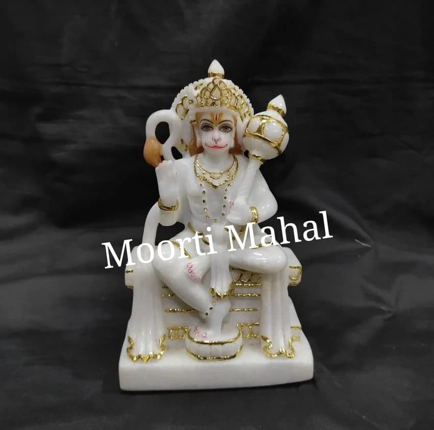 Marble Hanuman Statue Manufacturer in India, Home, White
