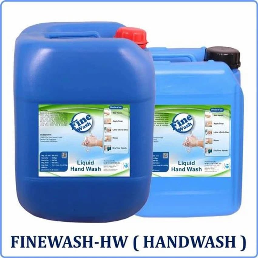 Finewash Liquid Hand Wash, Bottle, Packaging Size: 1L, 5L, 10L
