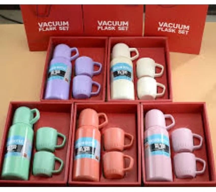 Melamine Vacuum Flask Set, For Gifting