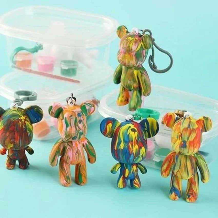 FLUID KEYCHAIN BEAR 7CM