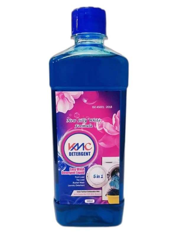 Blue Colour Lavender Detergent Liquid, Packaging Type: Plastic Bottle