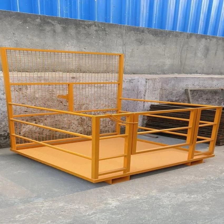 Forklift sefty cage.