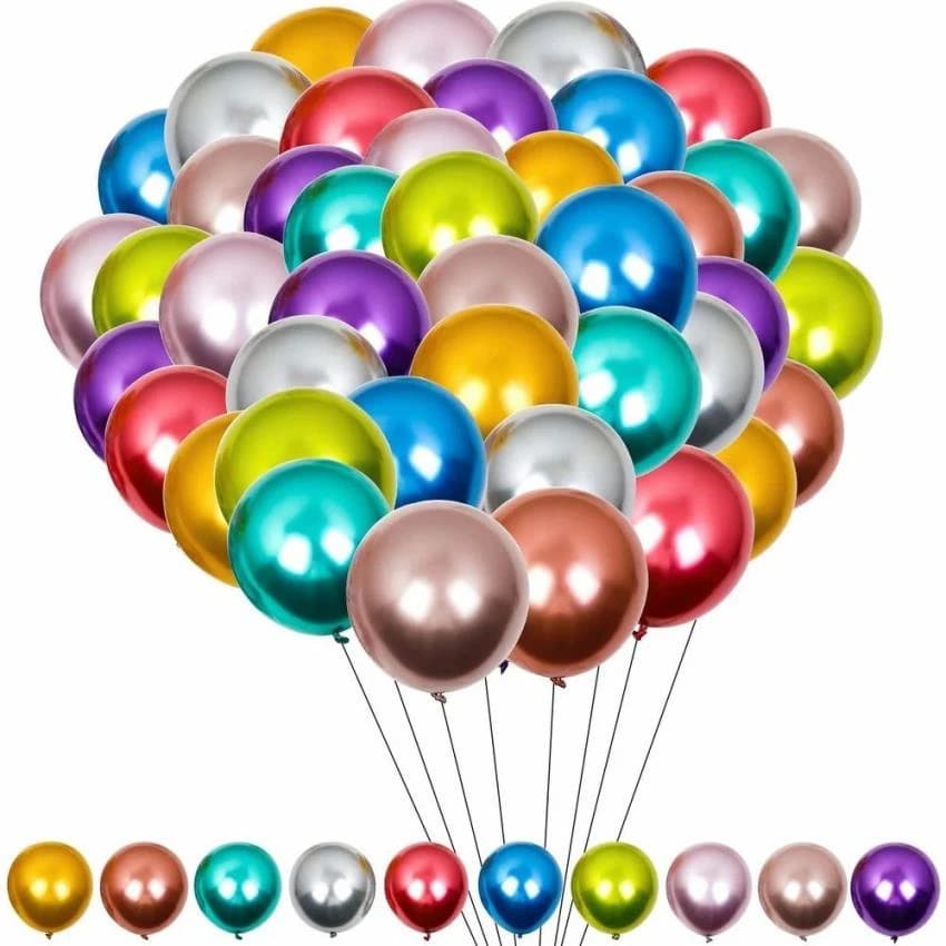 Metallic Colors Balloons