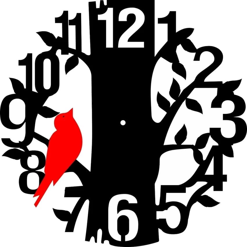 D Lite Acrylic Wall Clock