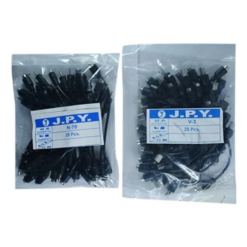 Black Mobile Charger Pins