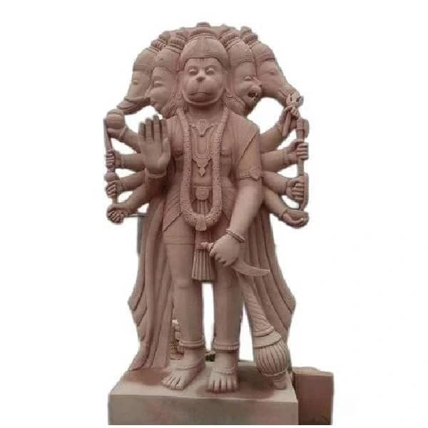 11 Feet Panch Mukhi Hanuman Ji Sand Stone