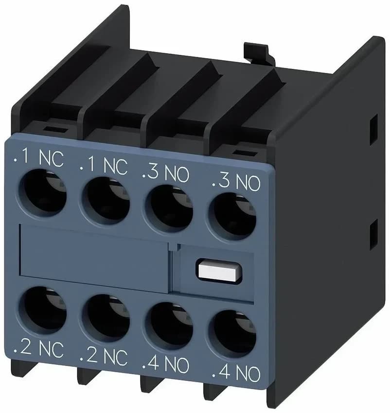 Plastic 3rh2911-1ha22 Auxiliary Switch, On The Front