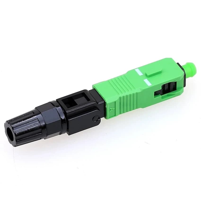 Sc Apc Fiber Optic Adapter, Single Mode