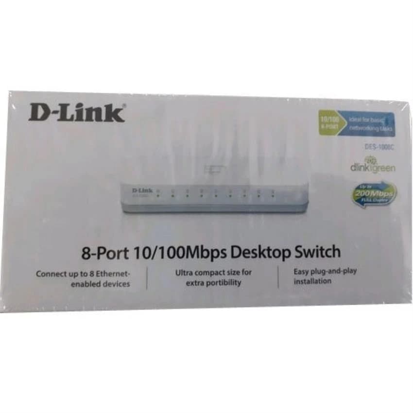 100 Mbps 8 D-Link Desktop Switch