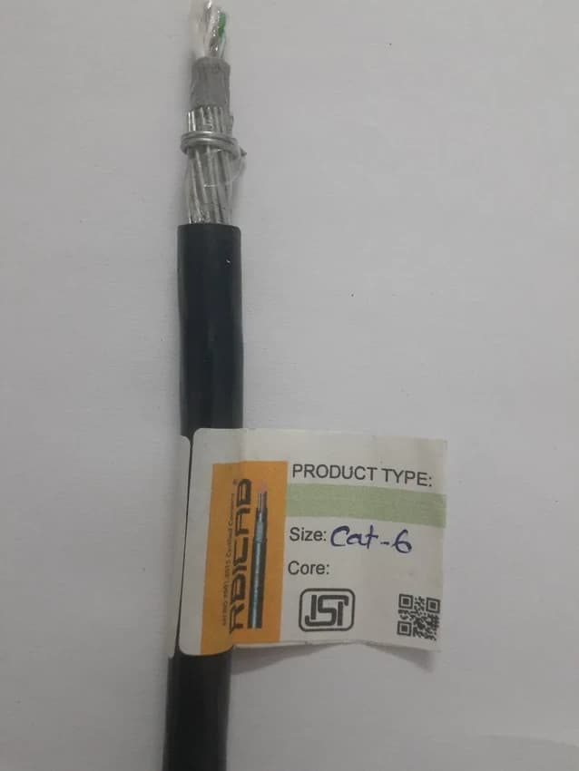RBICAB Cat - 6 Copper Conductor Armoured Cable
