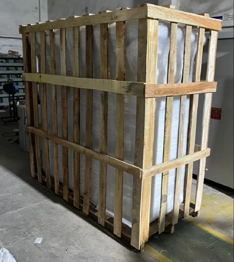For Packaging Brown Wooden Crate Box