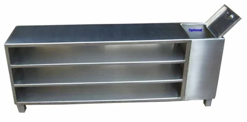 Stainless Steel Rectangular Cross Over Benches, For PHARMACEUTICALS COMPANIES