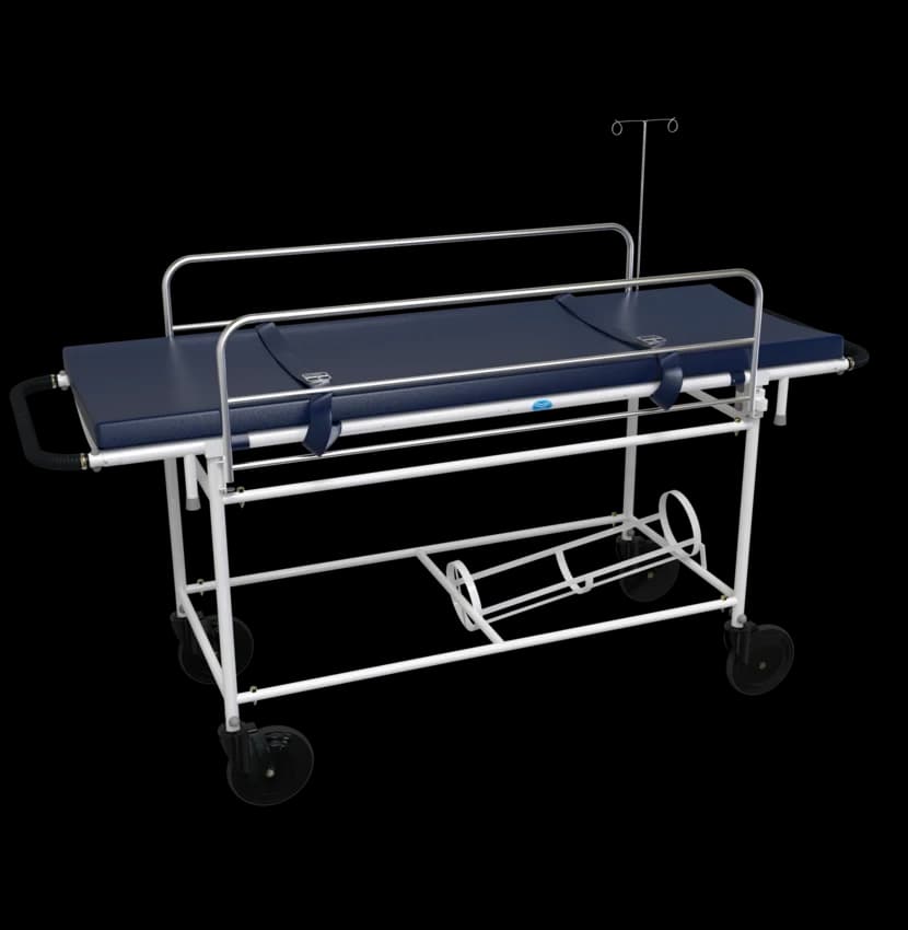 Stainless Steel Patient Stretcher Trolley